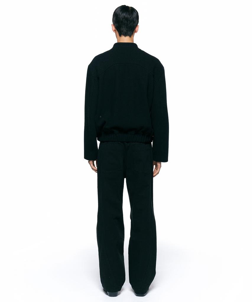 Insilence Uncover Virgin Wool Blouson Black