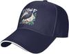 Crow Raven Daisy Graphic Baseball Cap Funny Gift Polyester Adjustable Unisex Adult Cap