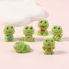 3D Harz Cartoon Frosch Ornament: Süße & Lustige Figur für Auto- oder Bürodekoration