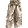 Layering Cargo Pants Women Summer Lightweight Quick-Dry Jazz Dance Trousers Baggy Streetwear Wide Leg Pants