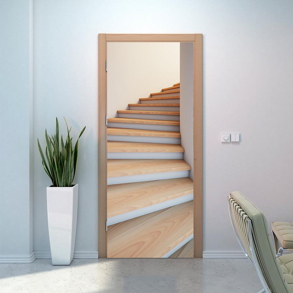 Umweltfreundlicher 3D-Türsticker Selbstklebend 10.000 Hohe Auflösung Kartengröße Muster Wasserdicht Und Ölfest Türsticker