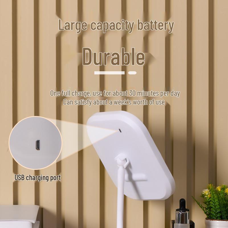 Adjustable LED Desktop Makeup Mirror with European Style