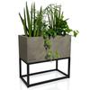 Loft Fiorino Flower Stand Gray 42x22x40 Cm