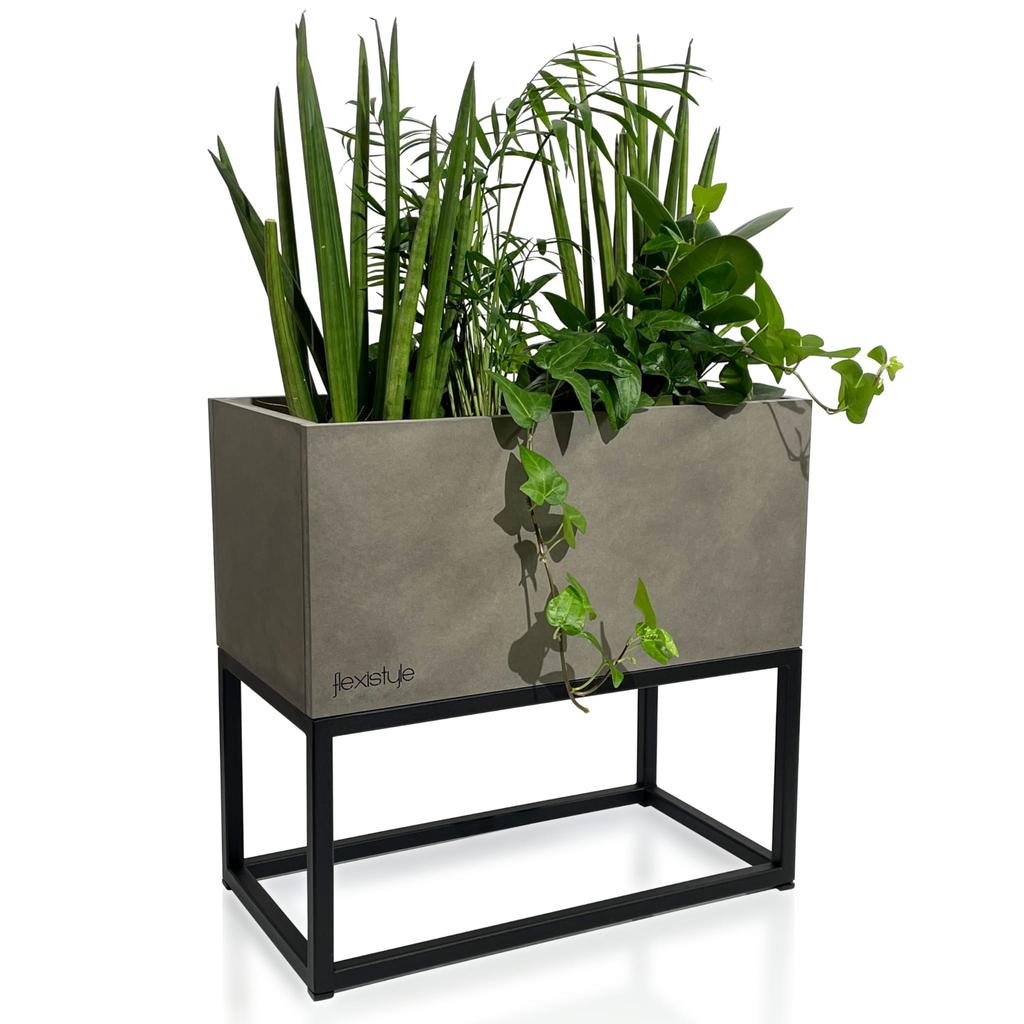 Loft Fiorino Flower Stand Gray 42x22x40 Cm