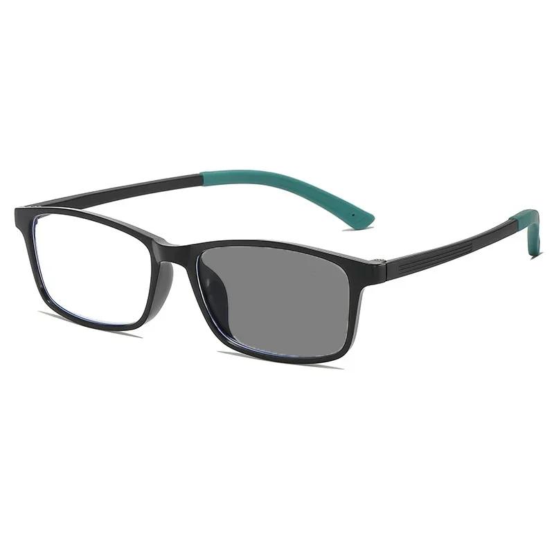 Unisex Fashion Ultra-Light Photochromic Presbyopia Glasses Anti-Blue Light Reading Glasses Outdoor Sports Sun Glasses