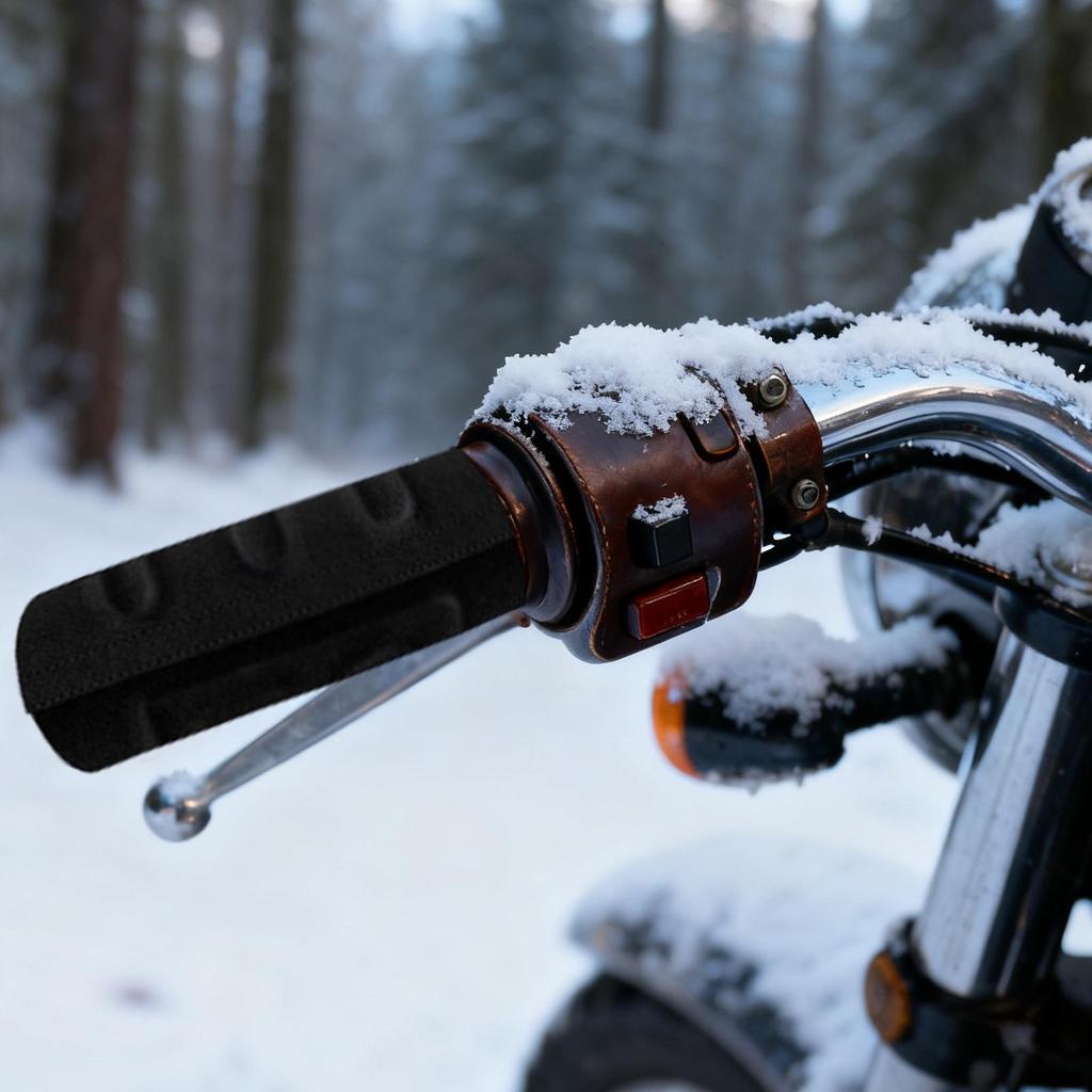 Beheizte Motorradgriffe USB-betrieben Winterradfahren Handwärmer Motorrad-Heizgriffabdeckung für kalte Wintertage Roller