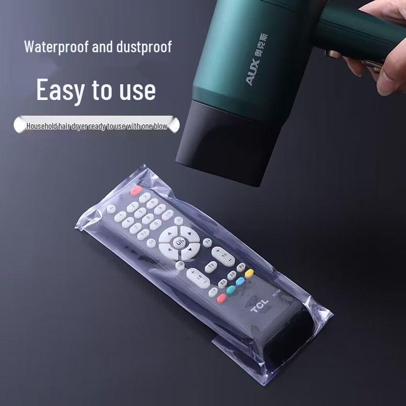 Universal Remote Control Dust Cover - Heat Shrink Protective Film for TV and Air Conditioner Panels