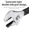 8/10/12Inch Self Tightening Ratcheting Wrench Adjustable Wrench Tool Portable Bathroom Wrench