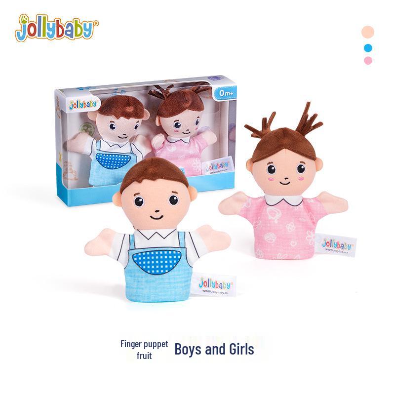 

Jollybaby Игрушки-пальчиковые куклы для детей 0-1 года: Интерактивные успокаивающие игрушки для раннего развития для родителей и детей