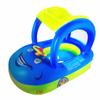 Inflatable Baby Swim Ring Seat Floating Sun Shade Toddler Swim Circle Outdoor Swimming Pool Bathtub Beach Party Summer Water Toy