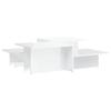 VidaXL Coffee Tables 2 Pcs High-gloss White Engineered Wood 3216155