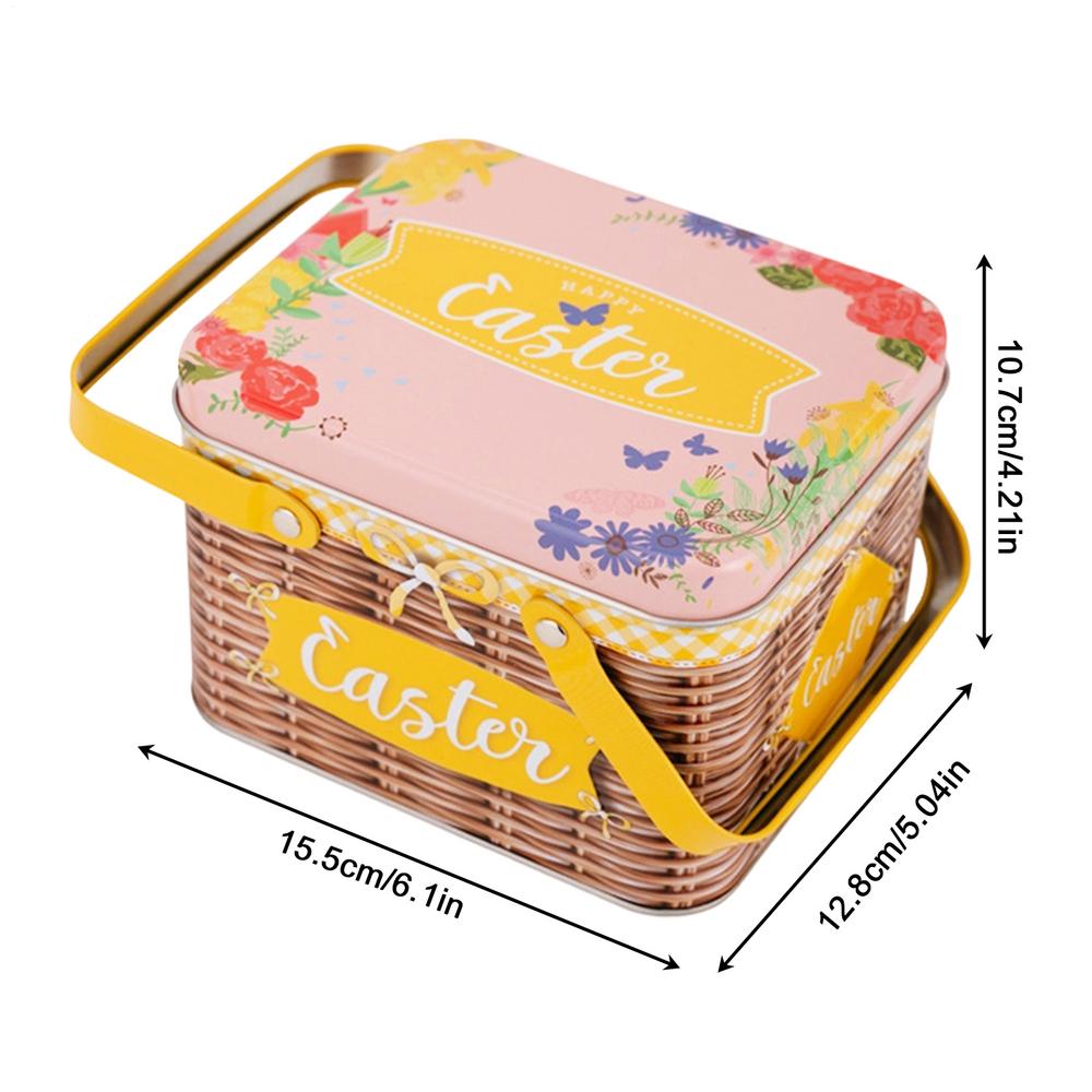 Пасхальная корзинка для конфет Пасхальная корзинка для конфет Пасстяная коробка для вечеринки Шоколадные конфеты Новогодние чулки Подарок Дата угощения