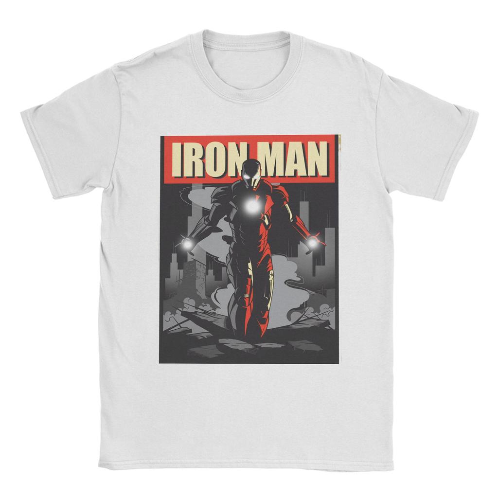 Avengers Iron Unisex TShirts for Unisex Funny 100 Cotton Tee Shirt Crew Neck Short Sleeve T Shirt Adult Clothing