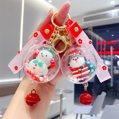 Cartoon Shake Le Labu Keychain Pendant Cute Christmas Doll Bubble Beads School Bag Car Pendant Bag