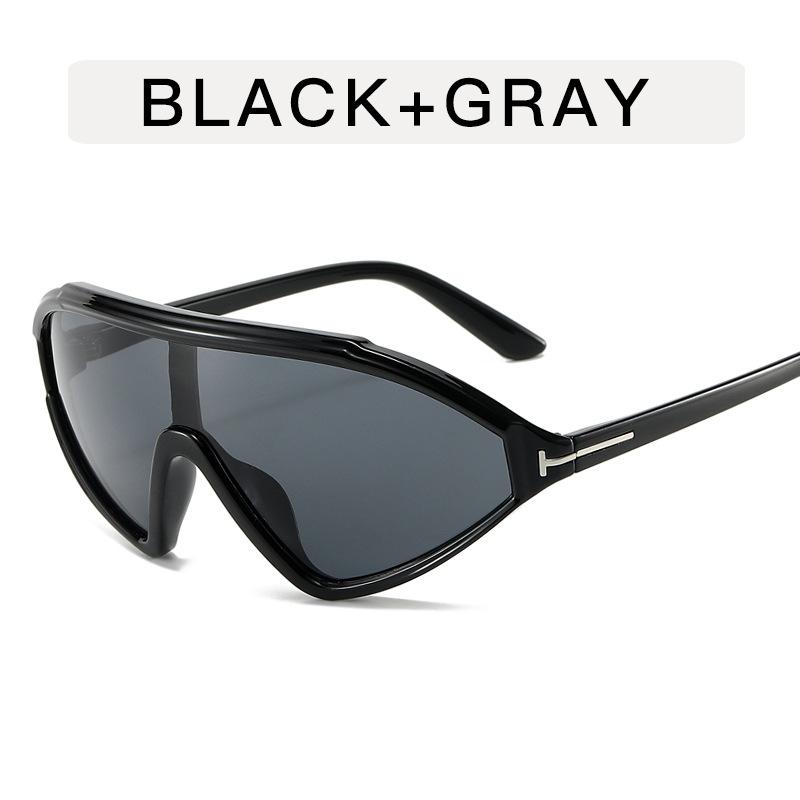 Big Size Sun Glasses for Women European American Stylish Sunglasses Men Punk Y2K Cool Female Sunglass