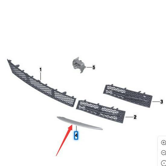 BMW F10 520i Fog Light Frame Trim (51117231859/51117231860)