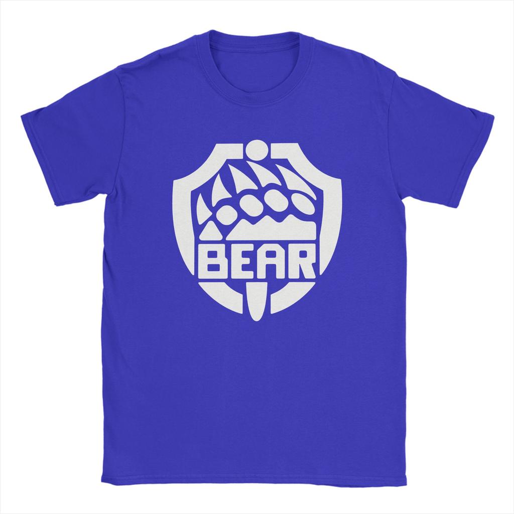 Escape from Tarkov BÄR Logo Unisex T-Shirt Vintage T-Shirt Kurzarm Rundhals T-Shirts 100% Baumwolle Geschenkidee Kleidung