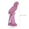 Resin Parrot Ornament Lifelike Design Vibrant Color Fine Texture Desktop Living Room Bedroom Study Decor Bird Decoration