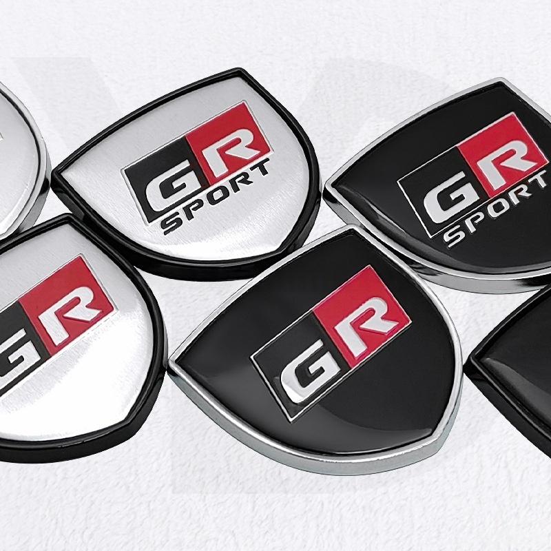 1Pc 3D Metal Emblem Car Body Window Badge Sticker Decal For G/R Sport Gazoo Racing Yaris 86 Corolla Hilux G/R Accessories