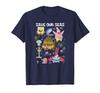 Spongebob Squarepants Save Our Seas Earth Day Group Poster T-Shirt