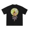 Japanese Retro Anime Jojo's Wonderful Adventure Summer Two-dimensional Peripheral T-shirt Men and Women Streetwear