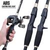 Travel Fishing Rod Baitcasting Fishing Reel Combo Telescopic Casting Fishing Rod 12+1BB Fishing Reel