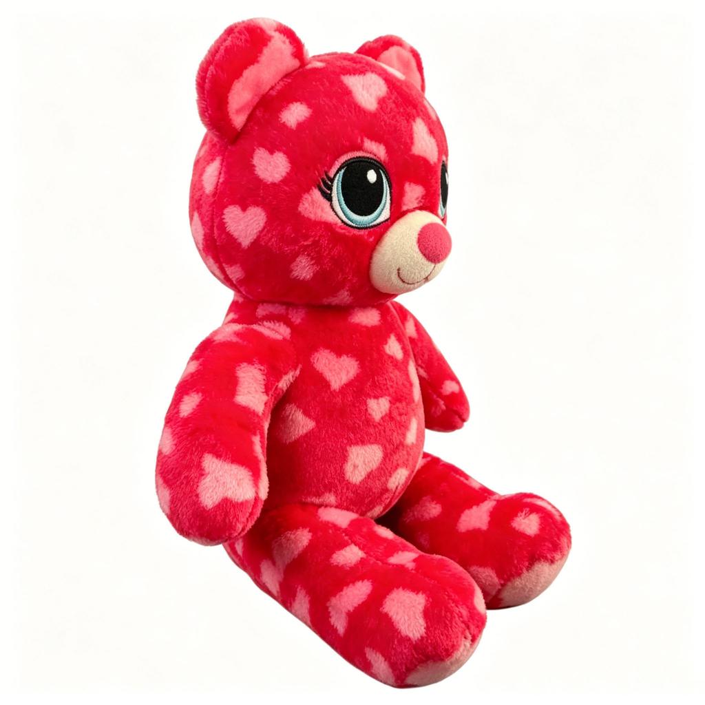 Peluche Orsetto Cuore di San Valentino - Cuore Rosso Regalo Romantico per Coppie