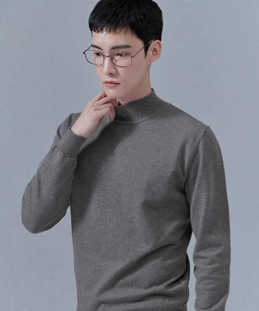 CHASECULT Men'S Essential Mock Neck Sweater-Cfzk5201D0L