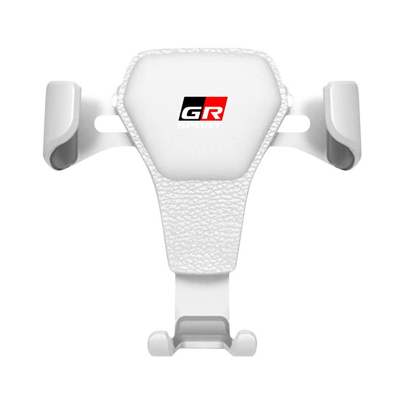 GR Gazoo Racing Car Phone Holder Air Vent Clip Mount Mobile GPS Cell Phone Stand For Toyota Rav4 GR TRD Avalon Land Cruiser Camry