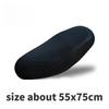 2Pcs Anti-Slip Motorcycle Motorbike Seat Cover - 3D Mesh Fabric, Breathable Waterproof, Scooter Seat Covers, Cushion