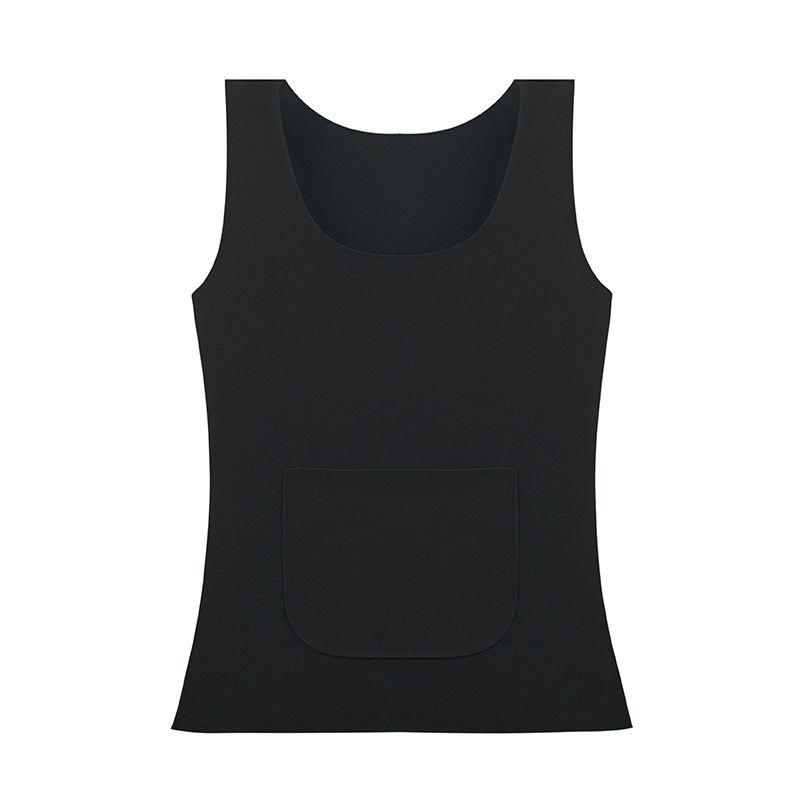 

[Передние и задние карманы] Теплоизоляционный жилет Карман Douyin Двойные карманы То же самое теплое утолщенное немецкое бархатное нижнее белье, защищающее от холода 3XL [150-85kg]