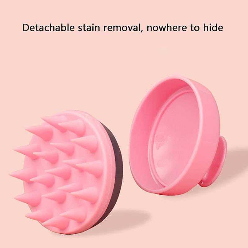 Plastic Silicone Massage Comb Clean The Scalp Thoroughly Scalp Massage Easy Foaming Head Massage Brush Shampoo Brush Bath Comb