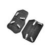 ROLE Universal Red Gas Axle Pedal and Brake Pedal Cover Foot Pad Anti-Slip for Matic Transmission Car