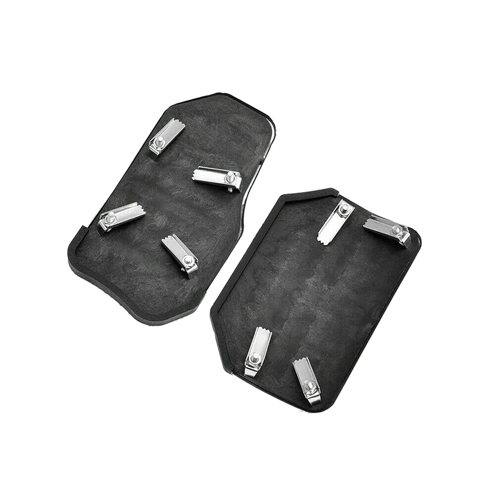 ROLE Universal Red Gas Axle Pedal and Brake Pedal Cover Foot Pad Anti-Slip for Matic Transmission Car