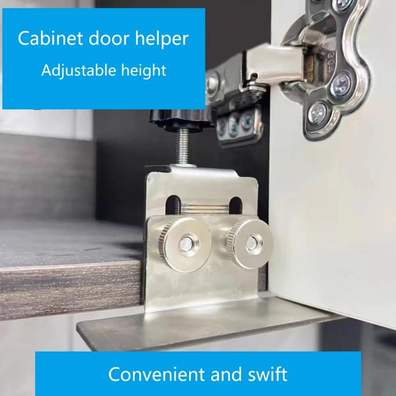 Stainless Steel Cabinet Door Installation Positioner Cabinet Hardware Jig Cabinet Door Mount Locators Hardware Jig