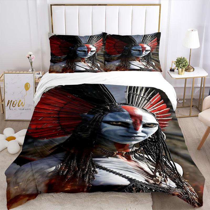 Alien Warrior Fantasy Art Print 3Pcs Bedding Setduvet Cover With 2 Bedropillowcase Home Birthday Gift