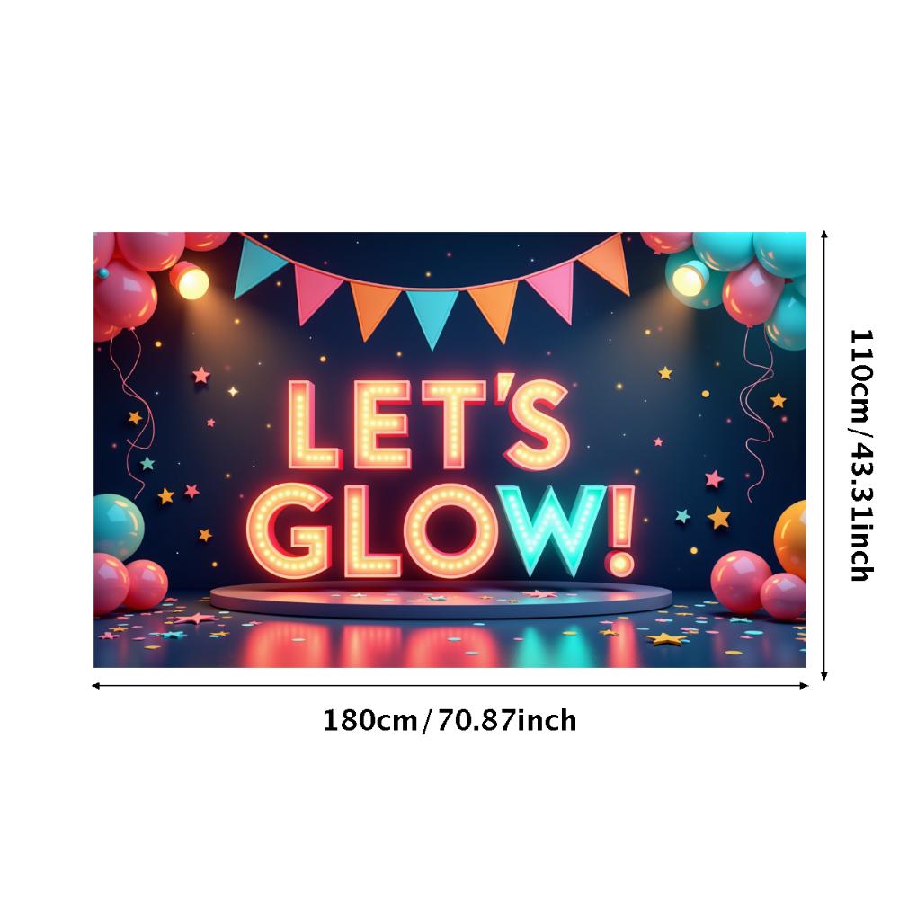Photo Prop LED Neon Banner Party Decoration Glow Effect Neon Sign For Festival Decoration Party Celebration Night Event