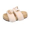 2025 winter new butterfly cotton slippers indoor plush warm slippers women plush cute home winter warm