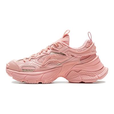 Li Ning Starry Y2K Styl Milenijny Miękka Amortyzacja Retro Gruba Podeszwa Amortyzacja Wstrząsów Antypoślizgowe Odporne na Ścieranie Oddychające Niskie Buty Taty AGCU372-5