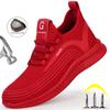 Herren Sport Sicherheitsschuhe Atmungsaktive Damen Arbeitsschuhe Anti-Smash Leichte Arbeitsschuhe Herren Stahlkappenschuhe Sicherheitsarbeitsstiefel