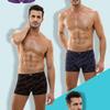 4pcs Large Underwear Men's Flat Leg Pants Loose and Comfortable High Elasticity Waistband Boxer Brief