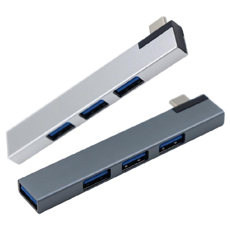 4 In 1 USB3.0 HUB Fast Speed USB3.0 4 Port USB C HUB Multiple Splitter Easy Cable Management for PC Computer