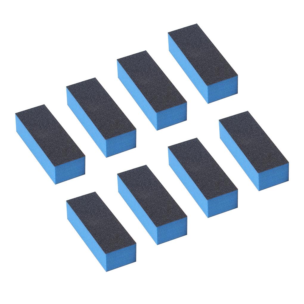 12pcs/lot File Sponge Colorful Sanding Buffer UV Gel Polish Set Block Files Double Side Art Tools