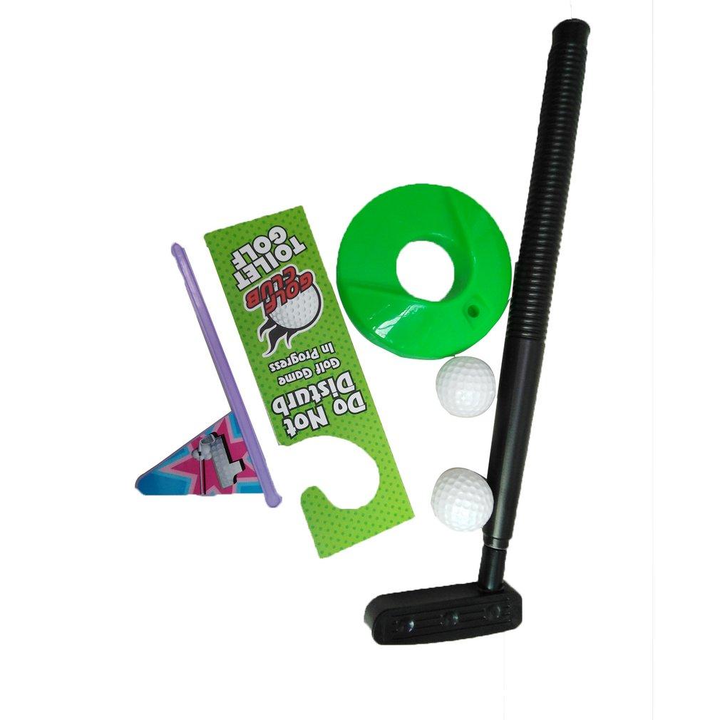 Buy Toilet Golf Game Mini Golf Set Toilet Golf Putting Novelty Game for