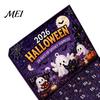 Decorative Halloween Advent Box Calendar 2026, 24 Day Ghost Countdown with Unique Party Supplies Collectible Figures, Gifts for Kids Boys Girls,