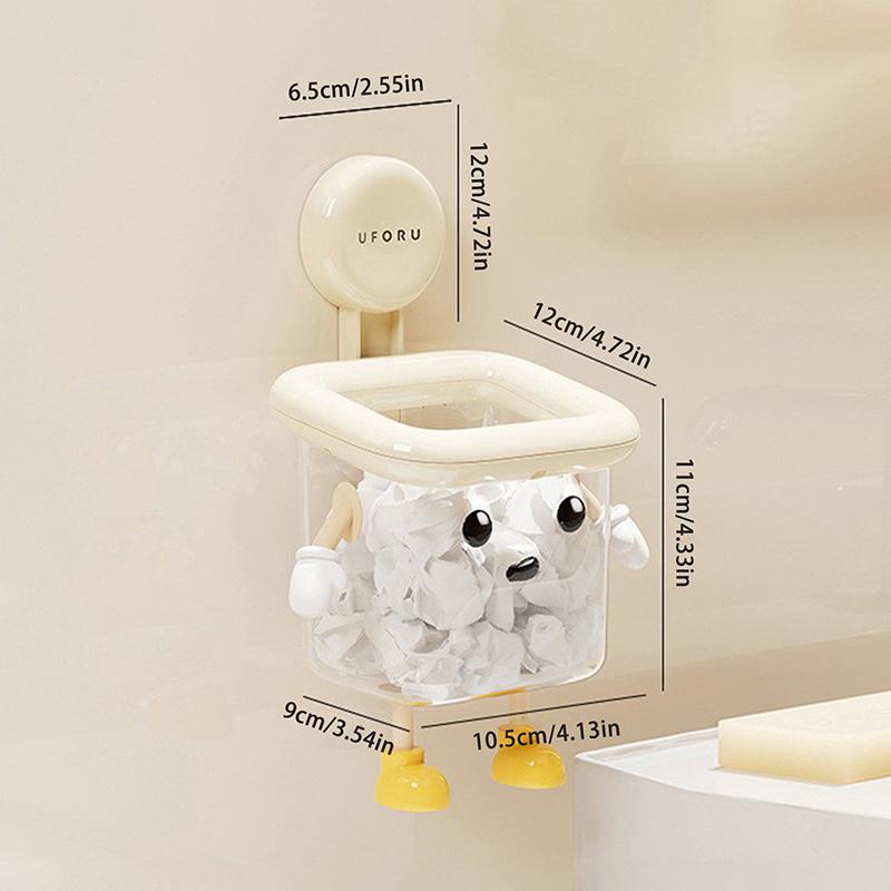 Multifunktionell Plastförvaringshylla Multifunktionell Förvaringslåda Utan Hål Väggmonterad Hållbar Badrumstandborsthylla