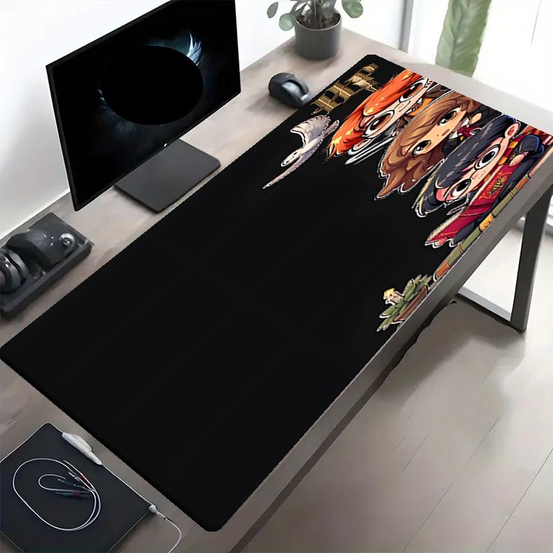 Fantasy Film Print Mouse Pad, Anti‑Slip Desktop Keyboard Mat, for PC Laptop Gaming Working Daily Use, Cool Festival Surprise Gift