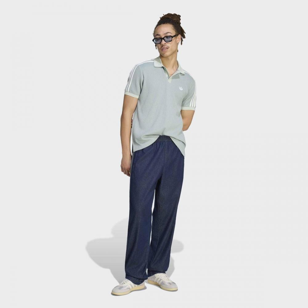 adidas SuMMer Glow Waffle Knit Polo Shirt M