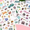 6 Sheets Planning Stickers,English Cartoon Daily Notes And Festival Theme Creative Notebook Plan Stickers