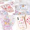 3D Puffy Stickers Set 10pcs Cute Scrapbook Phone Deco Stickers Kawaii